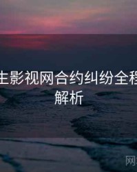 兔子先生影视网合约纠纷全程记录深解析