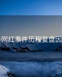 51爆料网红事件历程复盘因果梳理