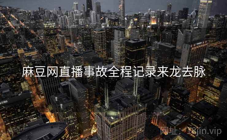 麻豆网直播事故全程记录来龙去脉