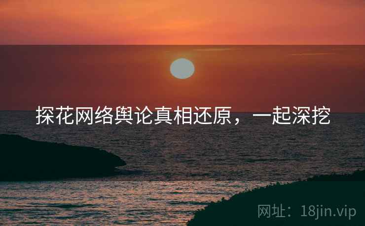 探花网络舆论真相还原，一起深挖