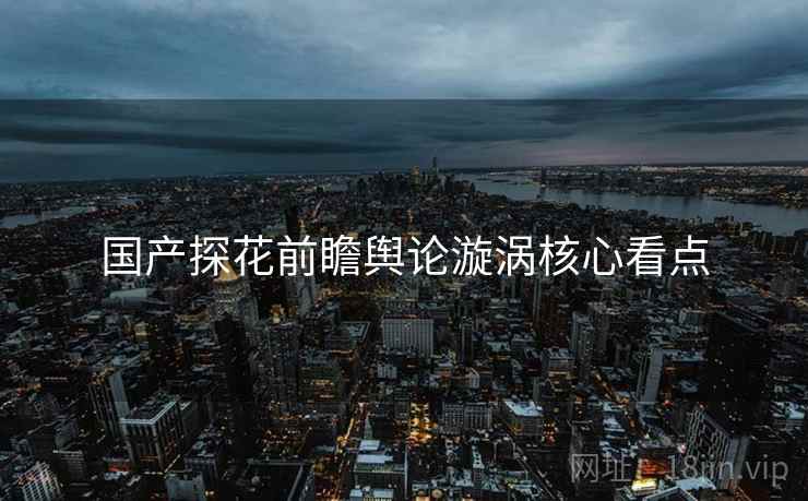 国产探花前瞻舆论漩涡核心看点