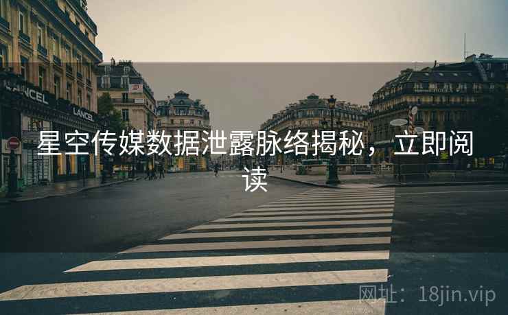 星空传媒数据泄露脉络揭秘，立即阅读