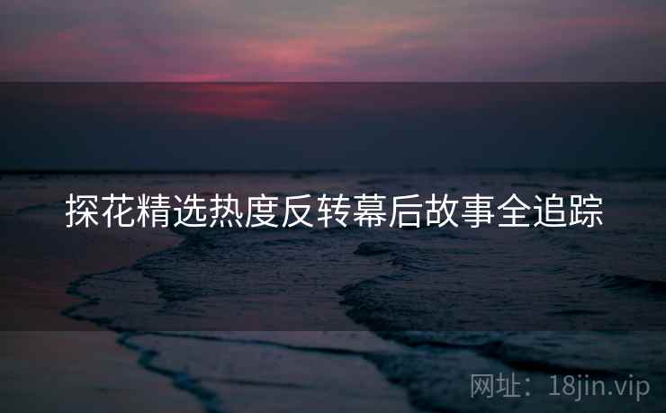 探花精选热度反转幕后故事全追踪