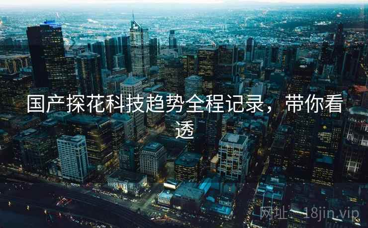 国产探花科技趋势全程记录，带你看透