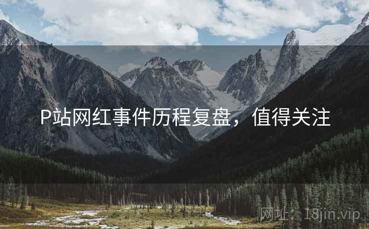 P站网红事件历程复盘，值得关注